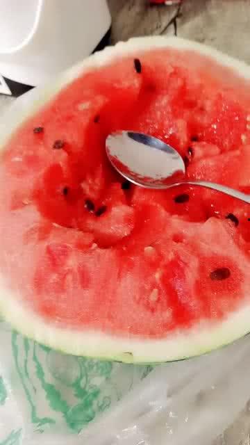 早上吃瓜中午吃瓜,从早到午的甜蜜时光